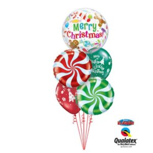 Its A Candy Christmas Balloon Bouquet