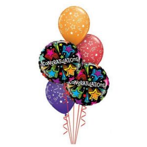 Shooting Stars Congratulations Balloon Bouquet
