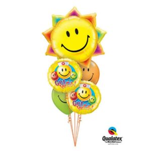 Sunshine Nurse Get Well Soon Balloon Bouquet
