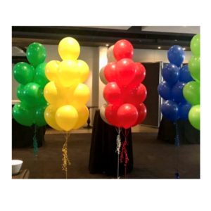 Bouquet of 10 Helium Latex Balloons