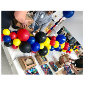 Table Organic Aifilled Balloon Garland - Price On Application