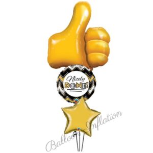 Thumbs Up Nicely Done Balloon Bouquet